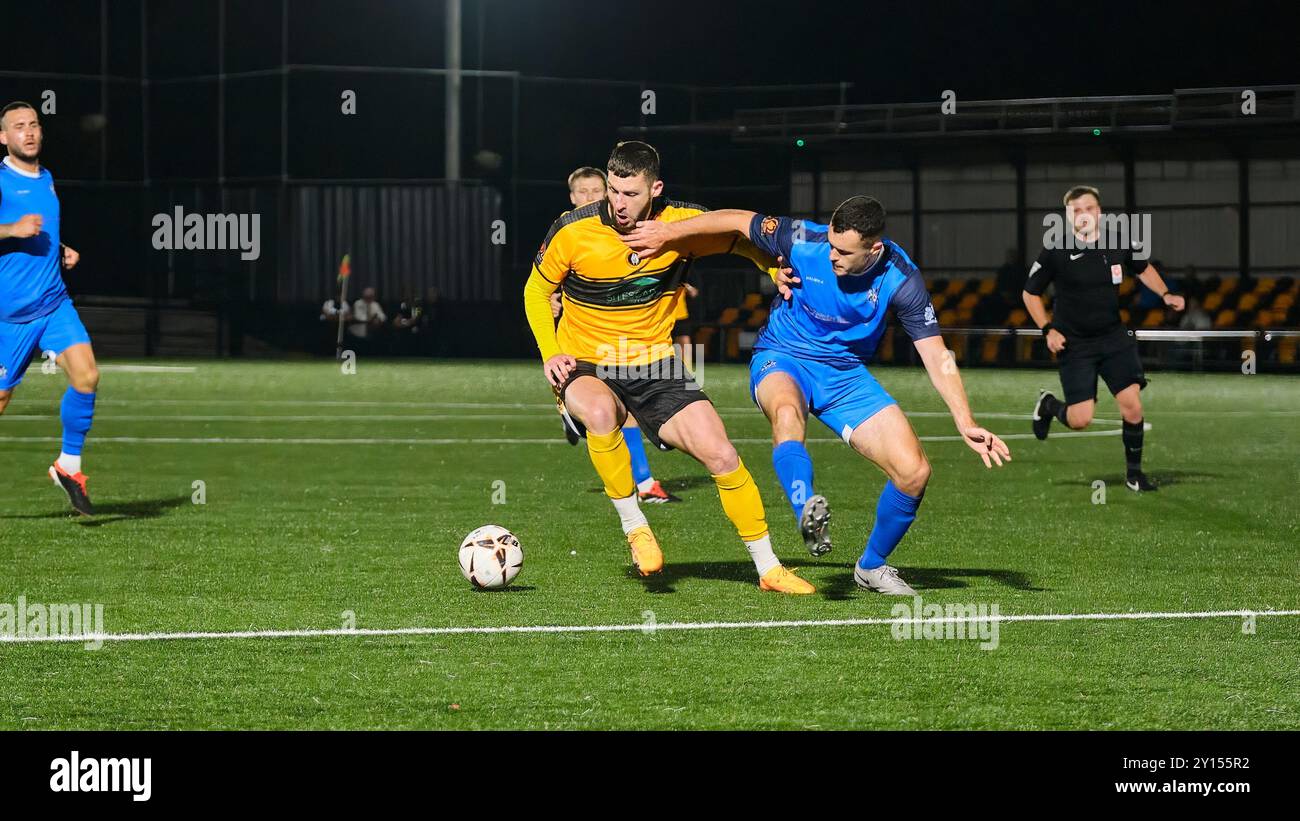 Rushall Olympic gegen Marine AFC Stockfoto