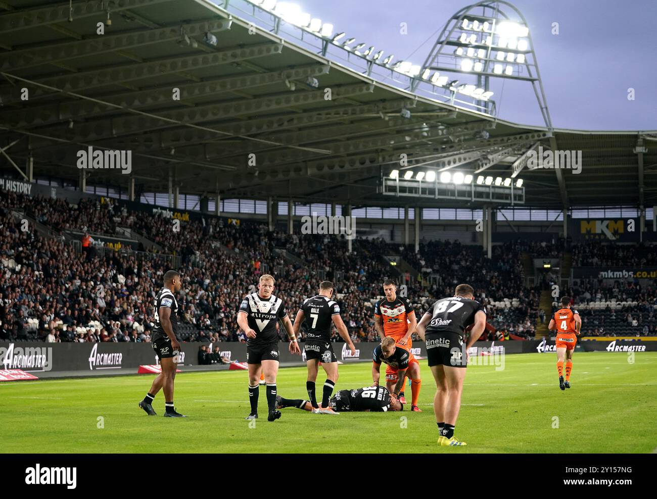 Aktenfoto vom 22.07.2022 der allgemeinen Ansicht der Aktion. Fünf Vereine kämpfen effektiv um drei verbleibende Play-off-Plätze, als die Saison der Betfred Super League ihrem Ende nähert. Ausgabedatum: Donnerstag, 5. September 2024. Stockfoto