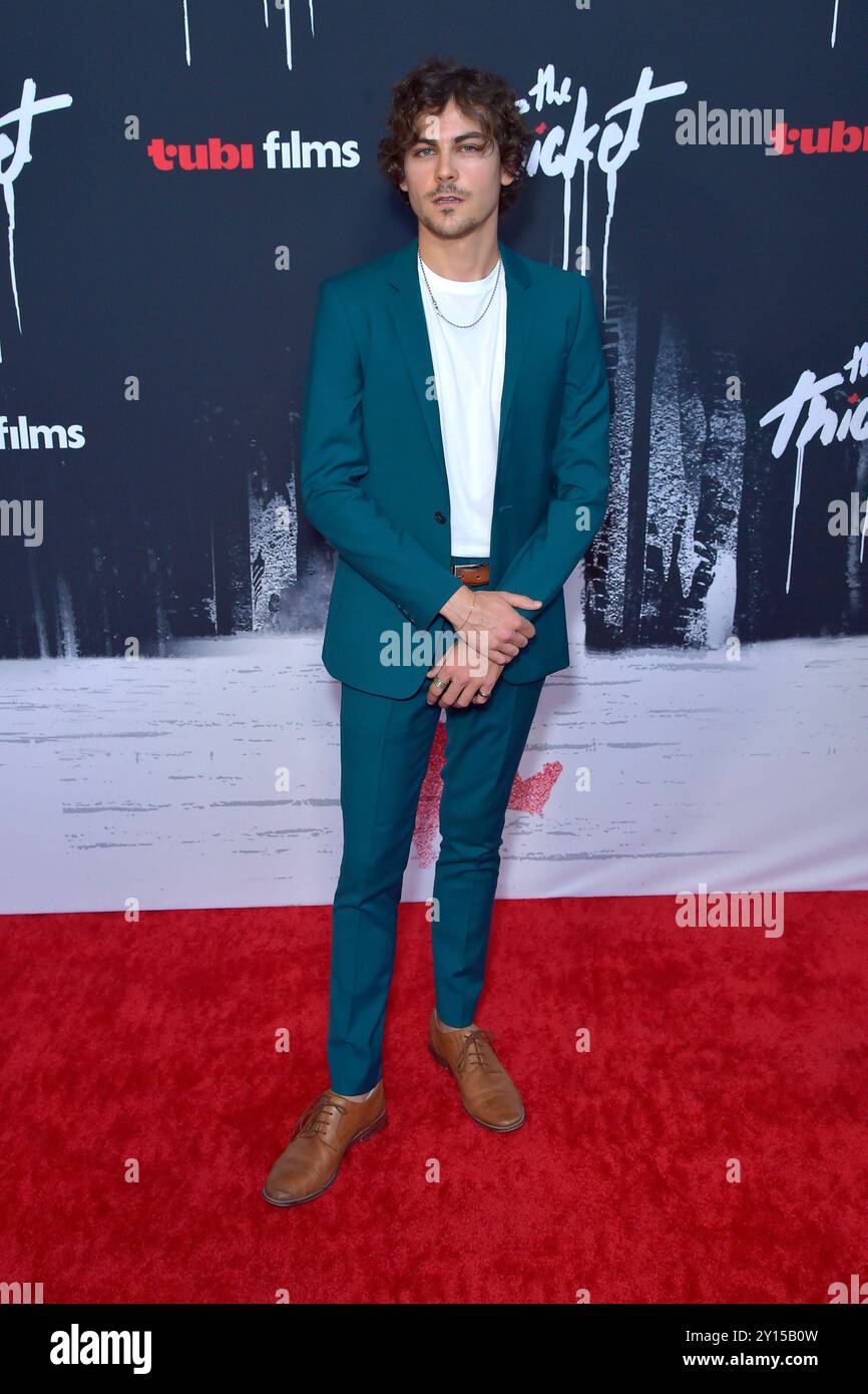 Adam Collins bei der Weltpremiere des Kinofims The Thicket im AMC the Grove. Los Angeles, 04.09.2024 *** Adam Collins bei der Uraufführung des Films The Thicket bei AMC The Grove Los Angeles, 04 09 2024 Foto:xD.xStarbuckx/xFuturexImagex Thicket 4816 Stockfoto