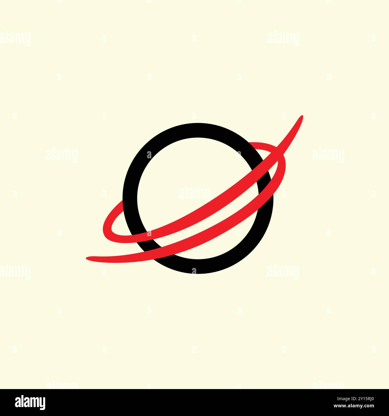 Modernes Universal Planet Spin-Design Stock Vektor