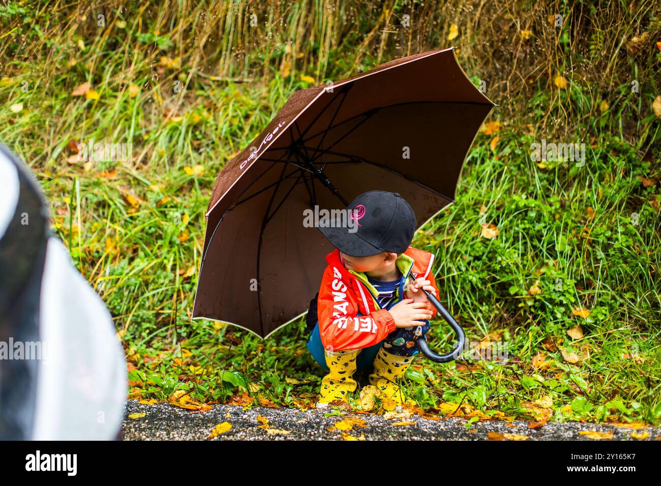Morzine, Frankreich. September 2024. Ambiente während der Rallye Mont-Blanc Morzine 2024, 6. Runde des Championnat de France des Rallyes 2024, vom 6. Bis 9. September in Morzine, Frankreich - Foto Bastien Roux/DPPI Credit: DPPI Media/Alamy Live News Stockfoto