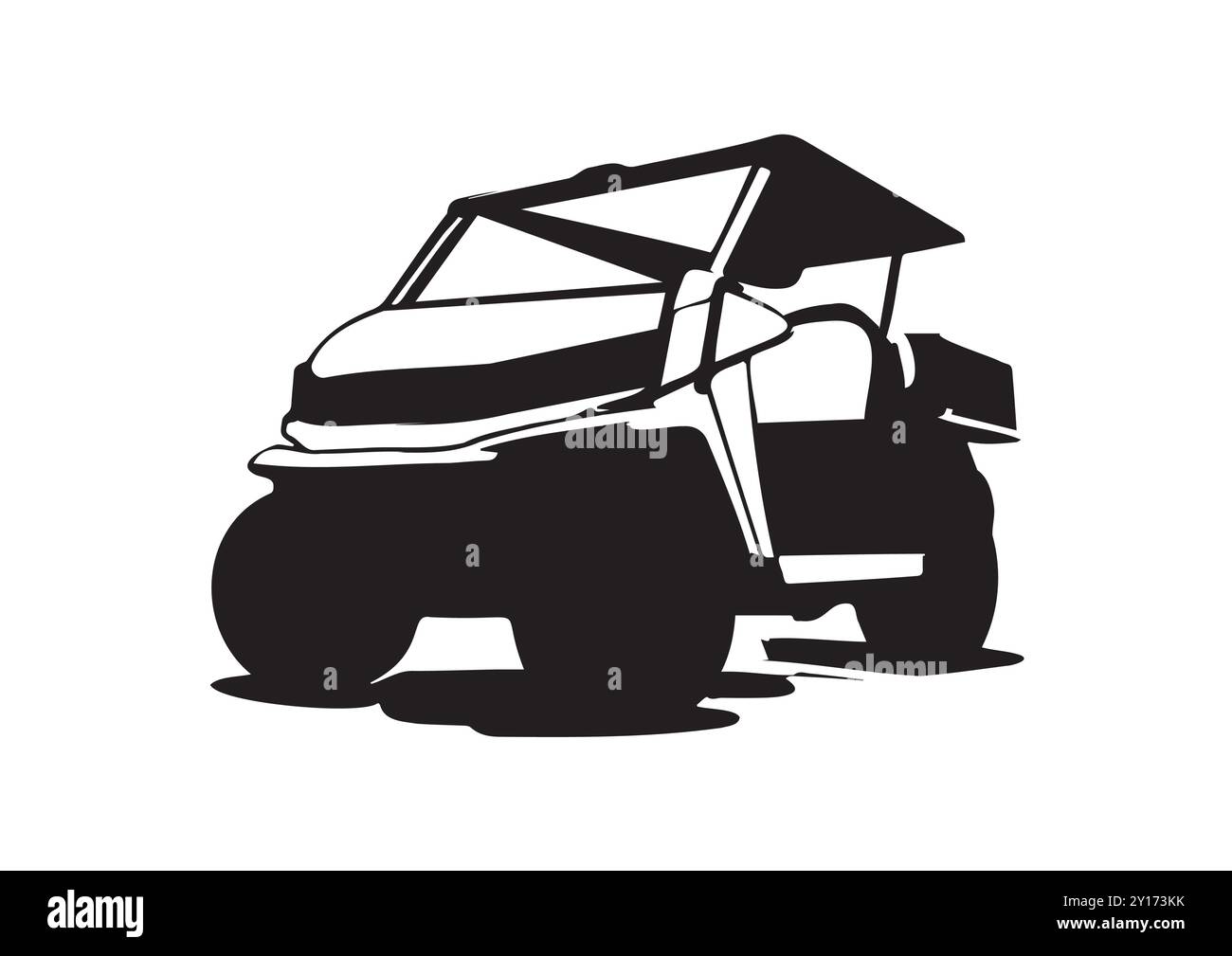 Schlankes, Modernes Design In Schwarzweiß-Optik Stock Vektor