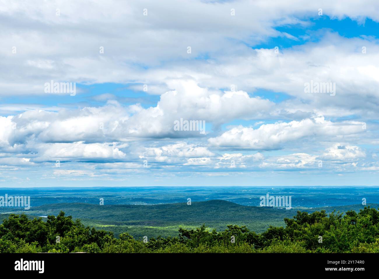 Landschaftlich Reizvoller Westen Von Massachusetts Stockfoto