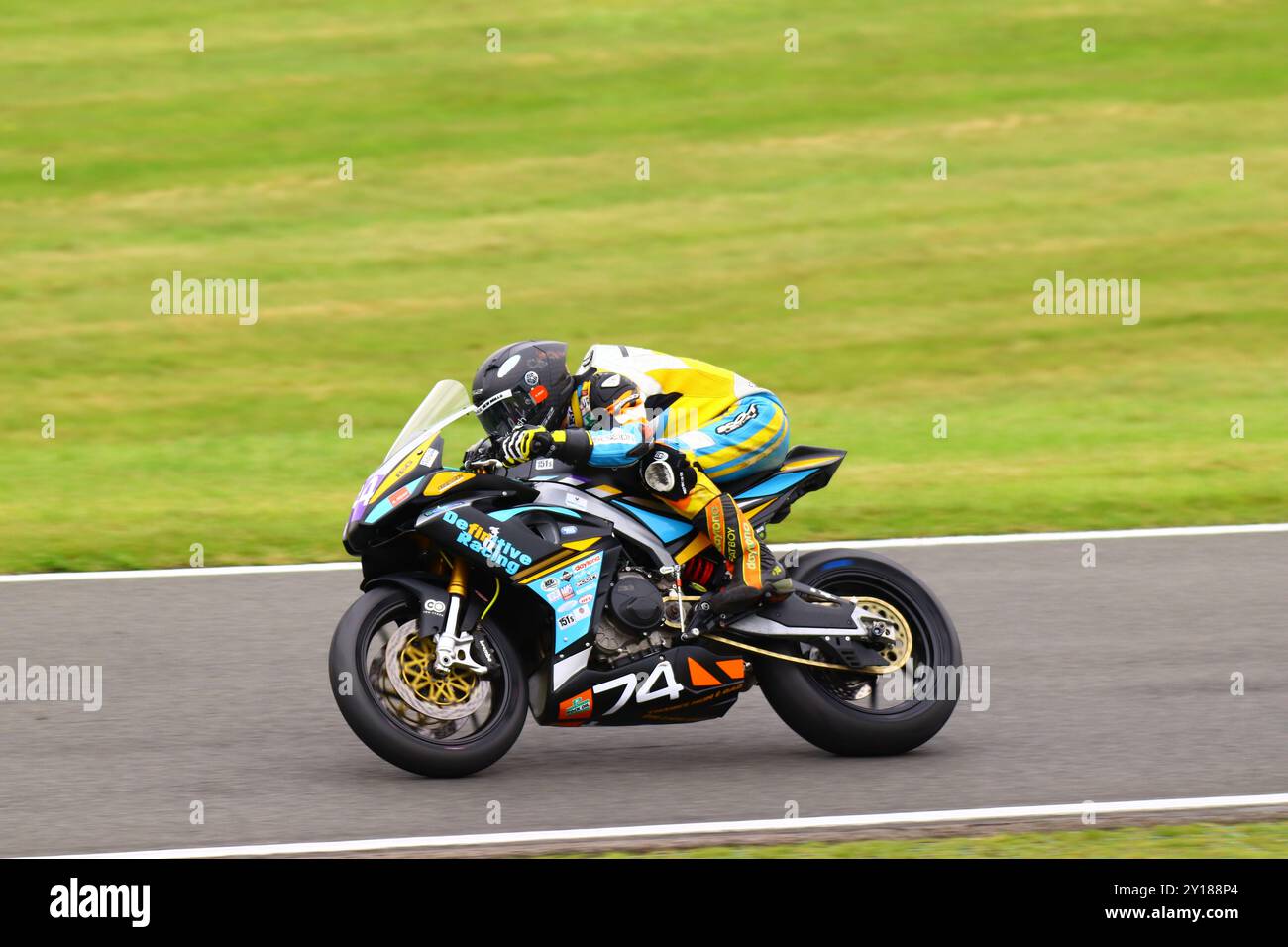 BSB Cadwell Park Supersport Stockfoto