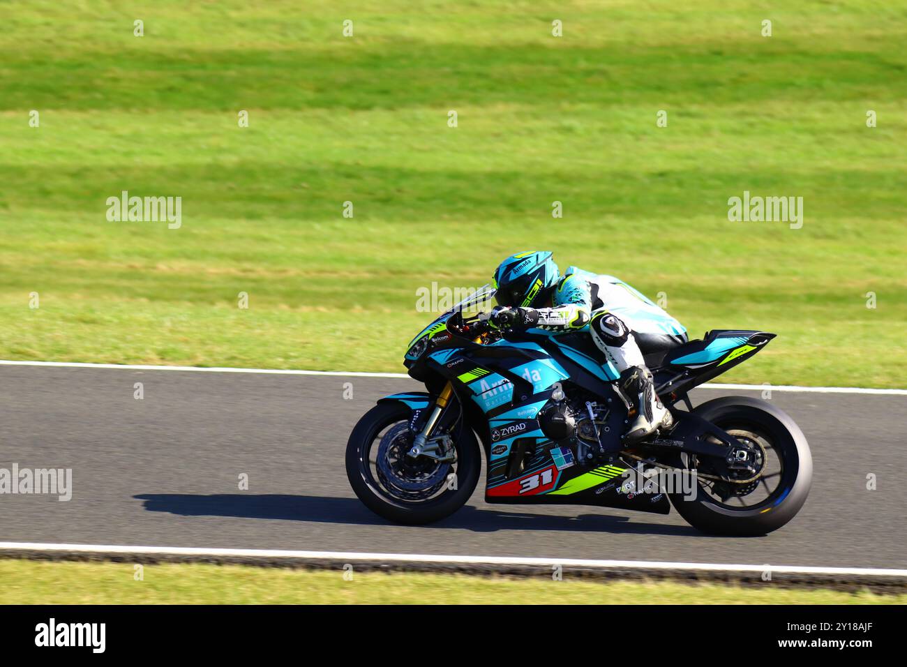 BSB Cadwell Park Supersport Stockfoto