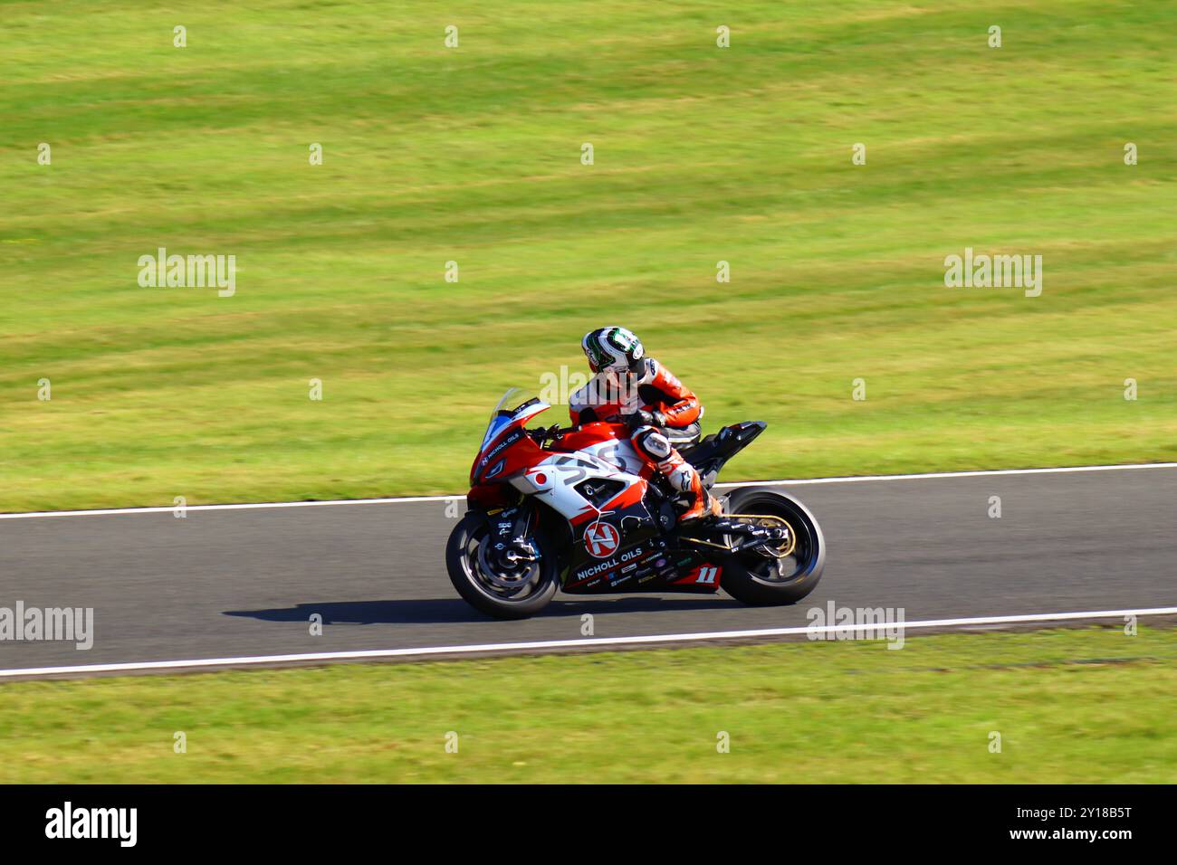 BSB Cadwell Park Supersport Stockfoto