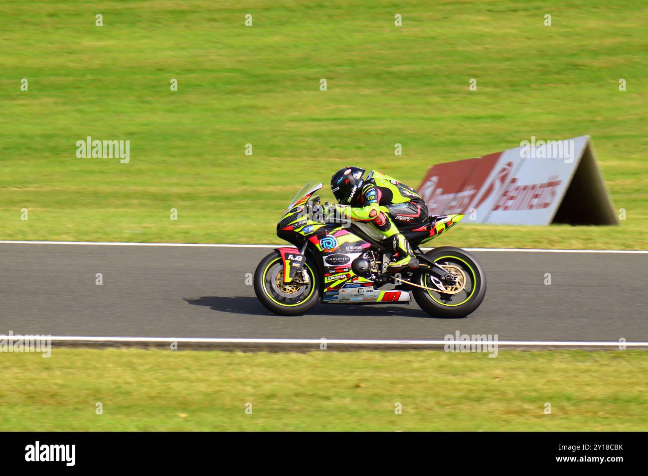 BSB Cadwell Park Supersport Stockfoto