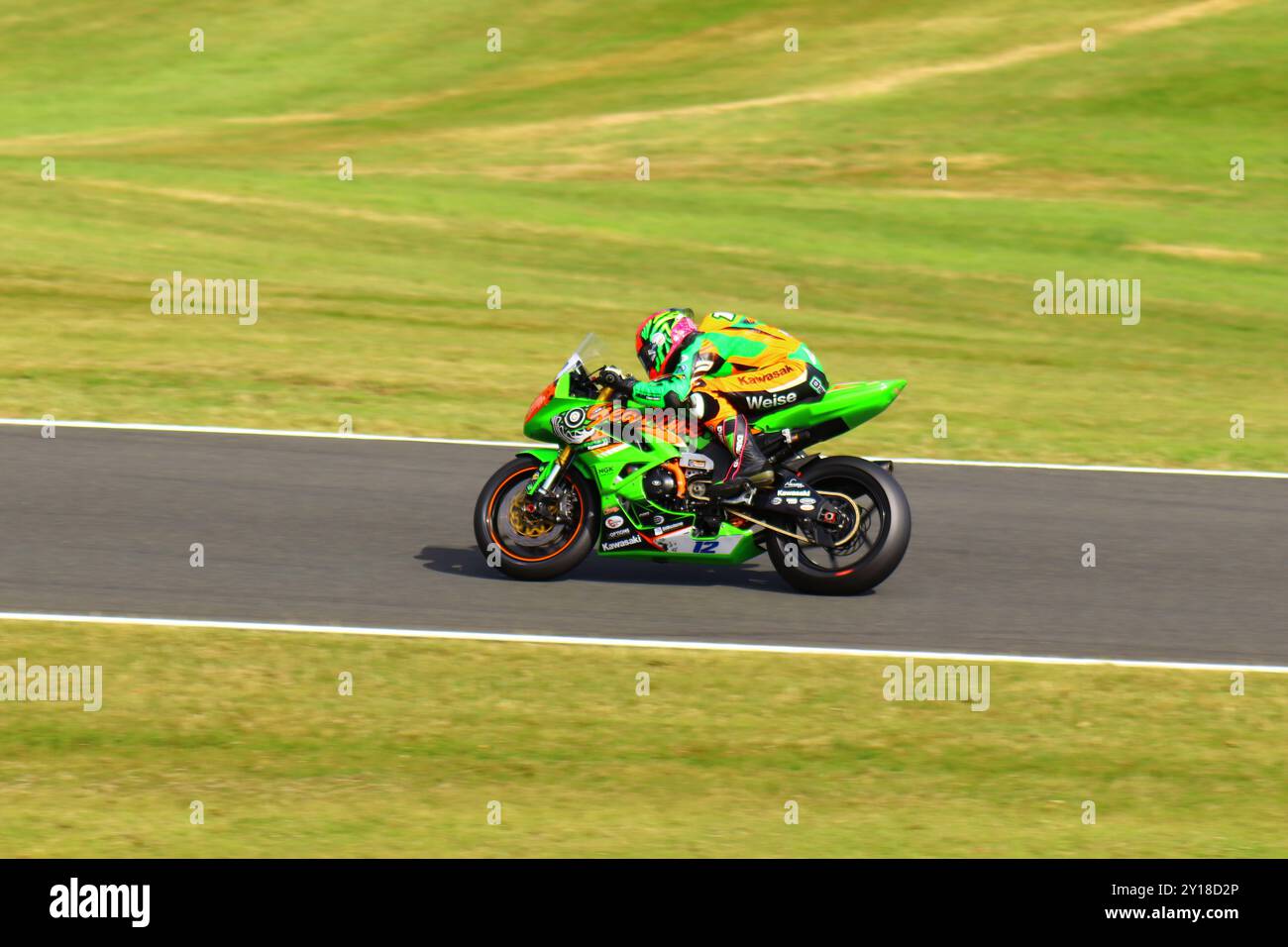 BSB Cadwell Park Supersport Stockfoto