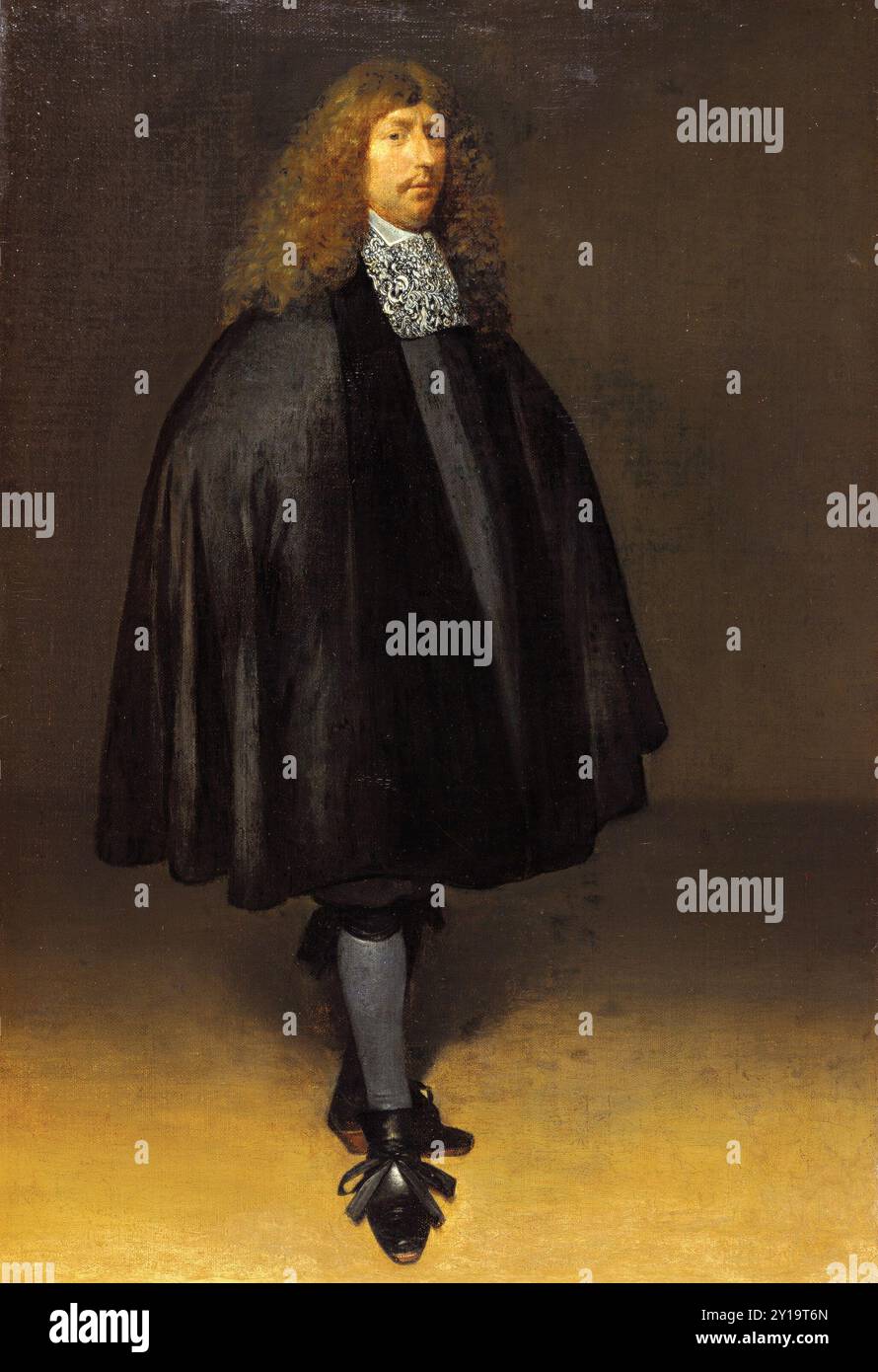 Gerard ter Borch, Gerard ter Borch (1617–1681), niederländischer Maler Gerard Terburg. Selbstporträt Stockfoto