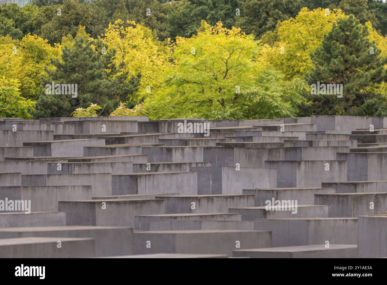 Gedenkstätte für die ermordeten Juden Europas, Holocaust-Gedenkstätte in Berlin Stockfoto