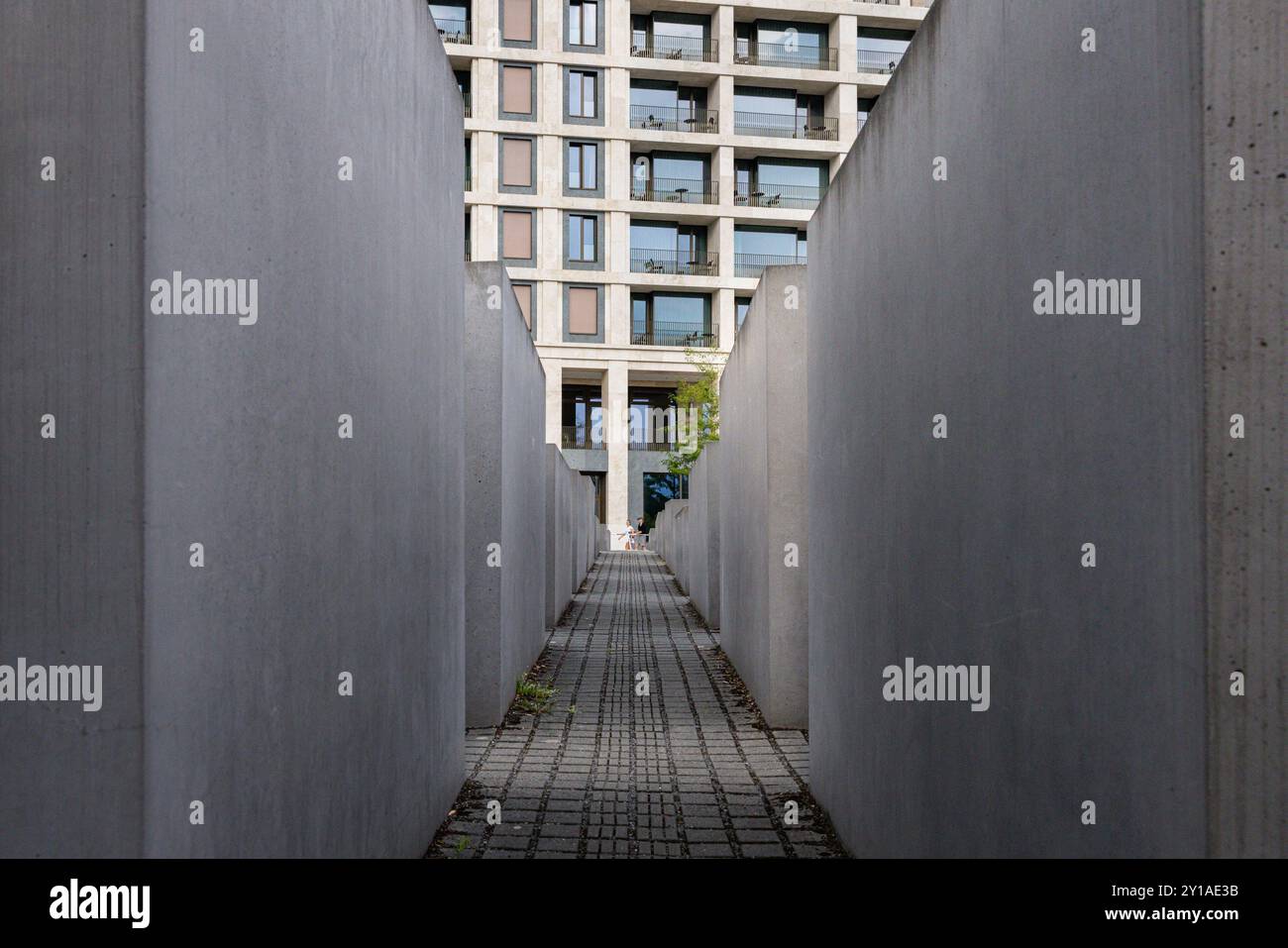 Gedenkstätte für die ermordeten Juden Europas, Holocaust-Gedenkstätte in Berlin Stockfoto