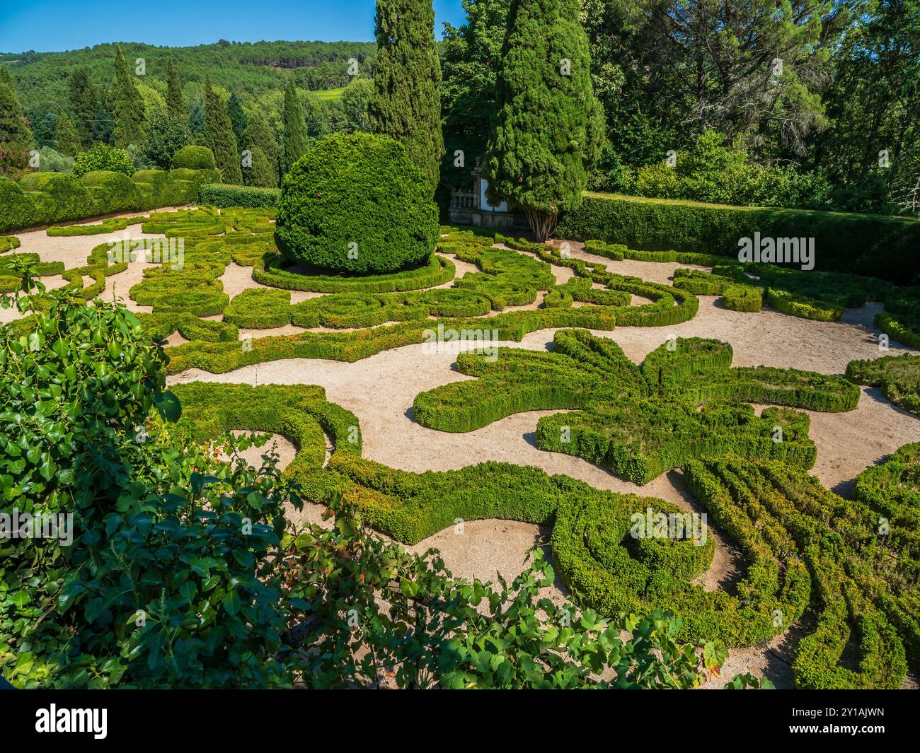 Mateus Palast und Gärten, Vila Real, Portugal. Stockfoto