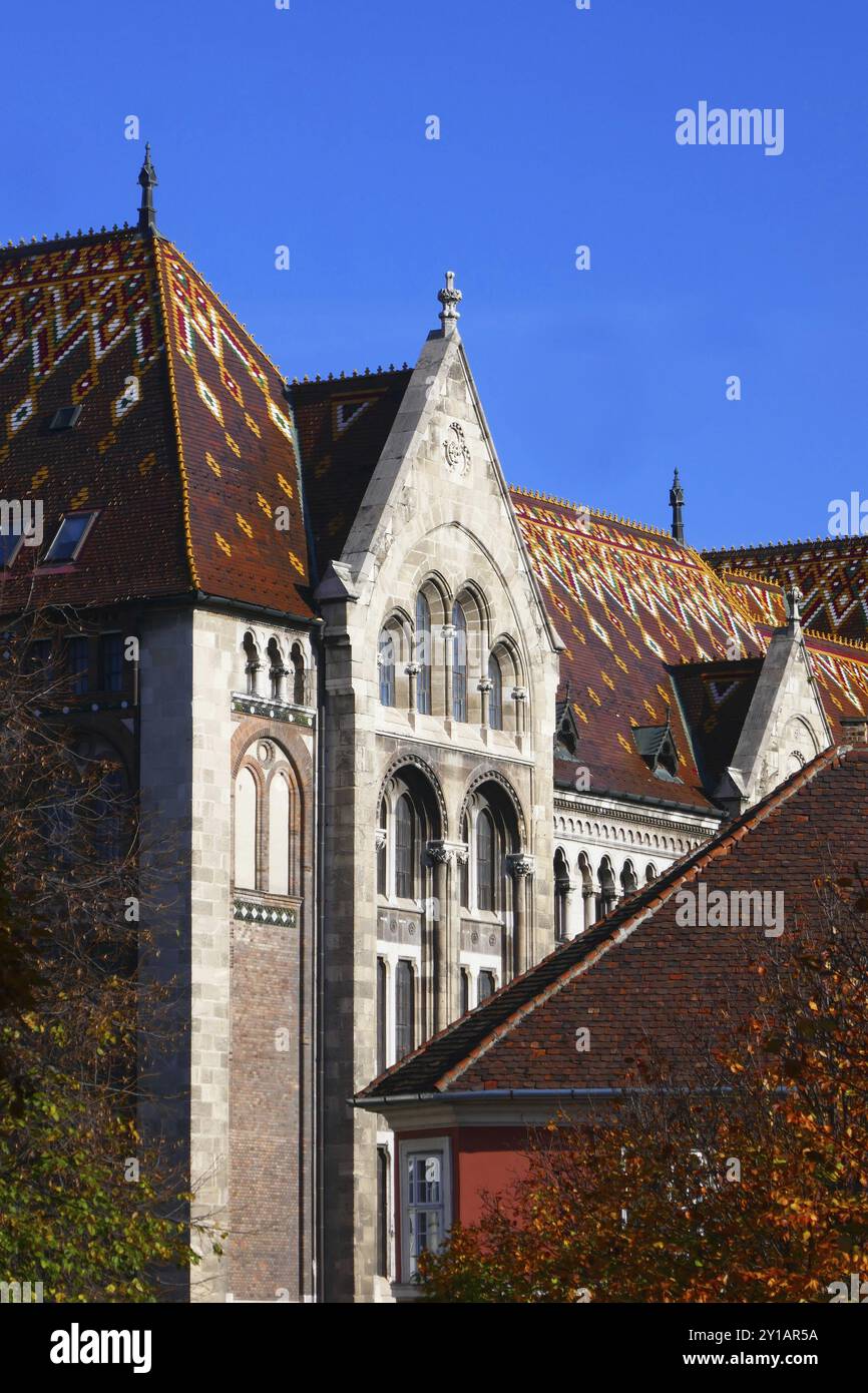 Ungarisches Staatsarchiv in Budapest Stockfoto