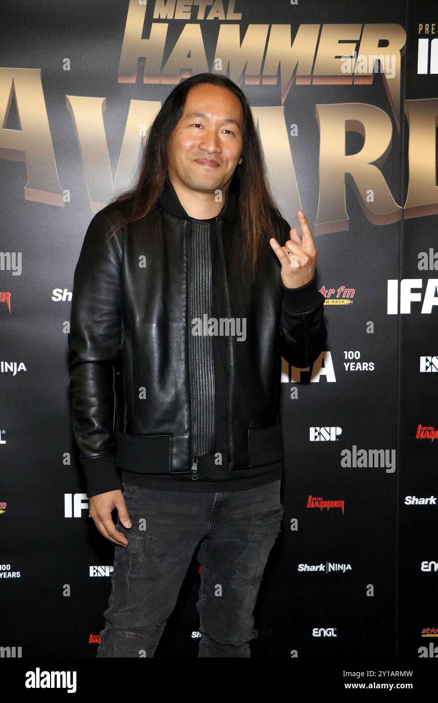 Herman Li bei den Metal Hammer Awards 2024 in der Uber Eats Music Hall. Berlin, 31.08.2024 Stockfoto