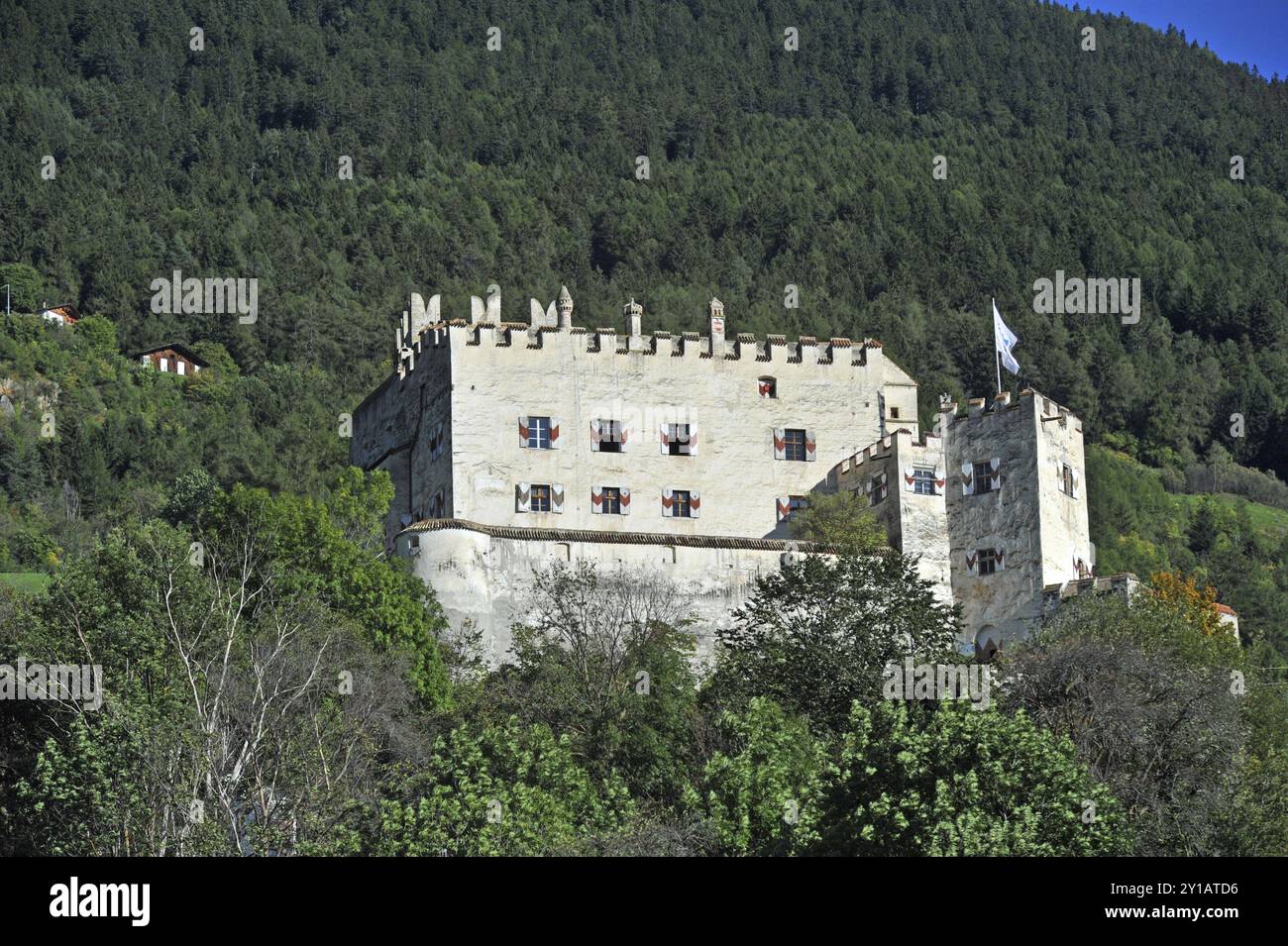 Churburg Castel Coira in Schluderns Stockfoto