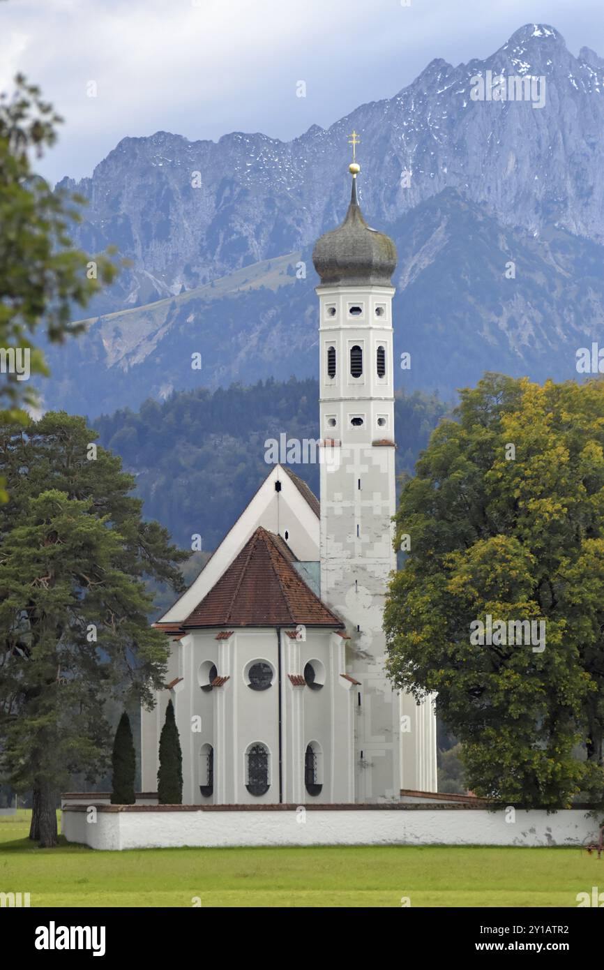 St. Coloman in Schwangau Stockfoto