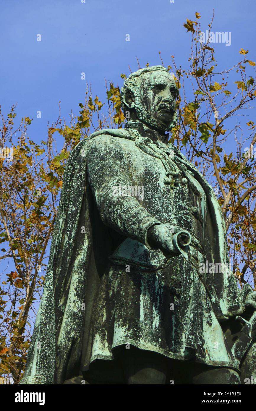 Statue des Bades von Istvan Szechenyi in Budapest Stockfoto