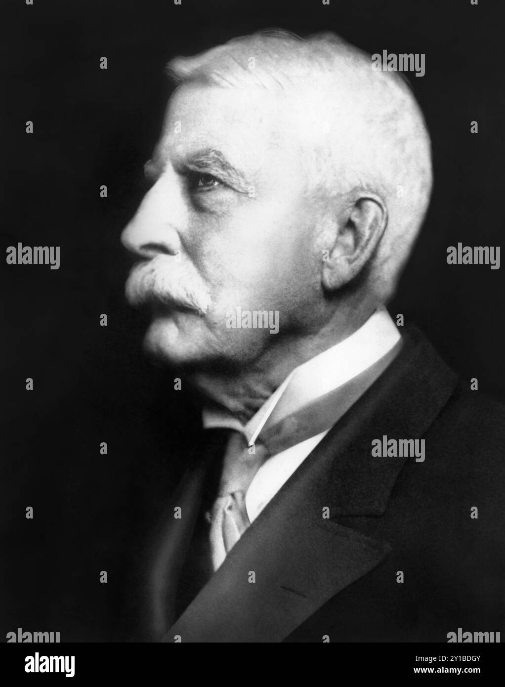 Henry Morrison Flagler (1830-1913), ein Gründer von Palm Beach und Miami, Florida, war ein Öl- und Eisenbahntycoon der amerikanischen Gilded Age. (USA) Stockfoto