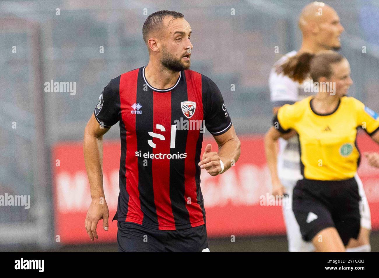 Würzburg, Deutschland 03. September 2024: Toto - Pokal - 1/8 Finale - 2024/2025 - FC Würzburger Kickers vs. FC Ingolstadt 04 im Bild: David Kopacz (FCI) Stockfoto