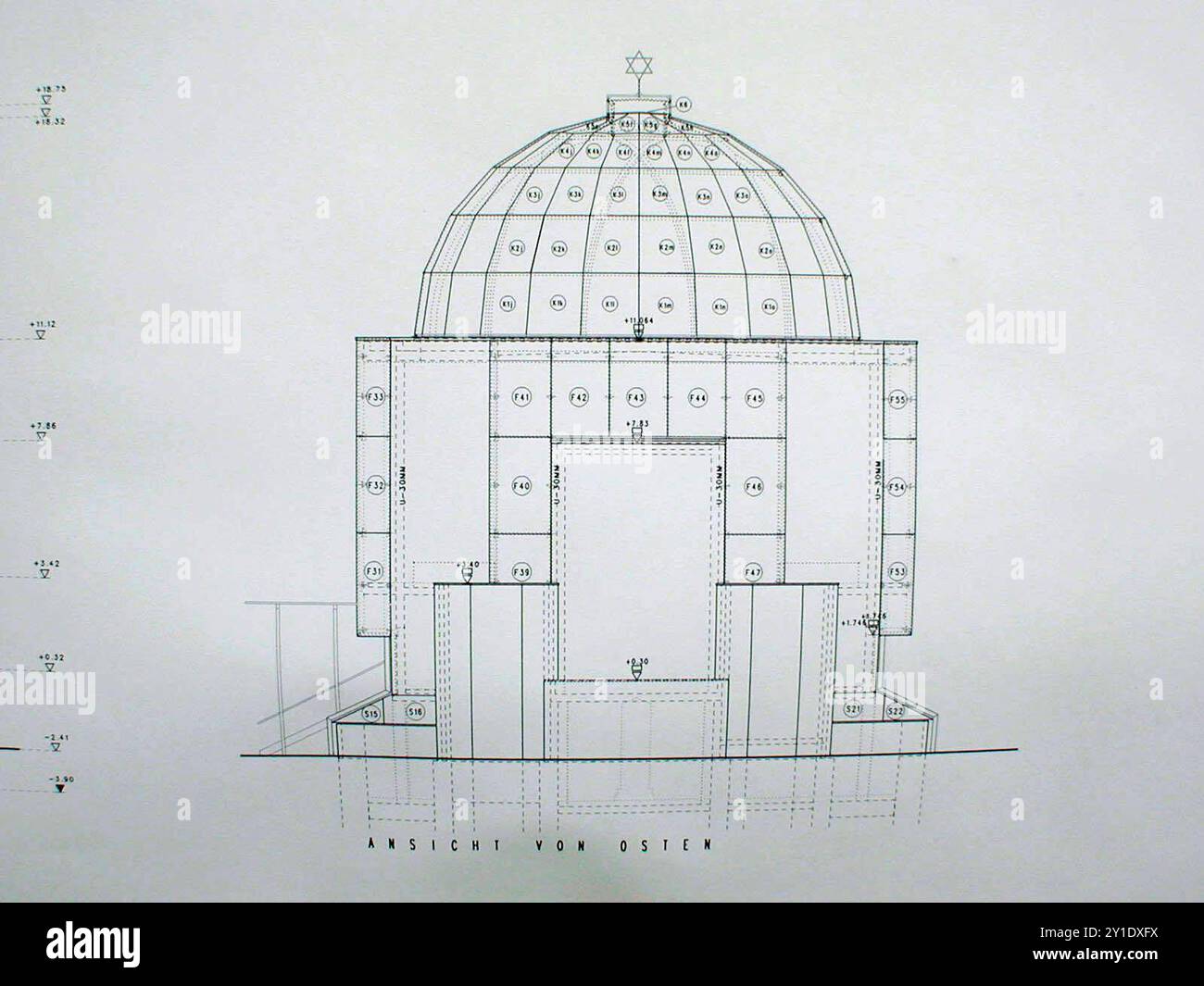 Die Synagoge IST in jüdischer Religion ein Ort, an dem die Synagoge in jüdischer Religion sein sollte Stockfoto