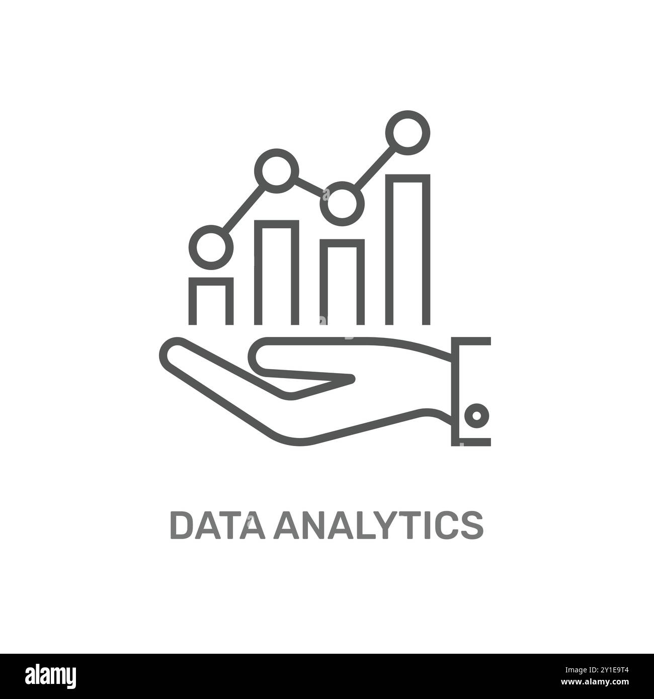 Datenanalyse Verbesserung der Erkenntnisse durch effektive und ansprechende Visualisierungstechniken Stock Vektor