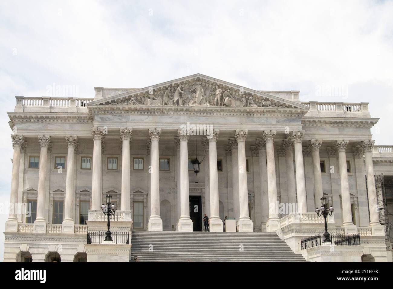 Ostfassade (Kongress) des Kapitols der Vereinigten Staaten, Washington DC, USA Stockfoto