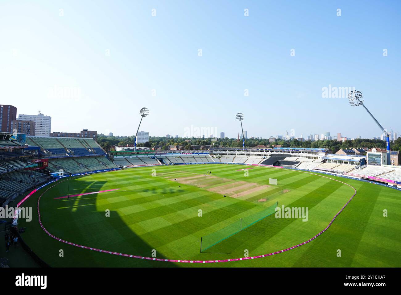 Birmingham, Großbritannien, 6. September 2024. Eine allgemeine Ansicht während des T20 Vitality Blast-Spiels zwischen Birmingham Bears und Gloucestershire. Quelle: Robbie Stephenson/Gloucestershire Cricket/Alamy Live News Stockfoto