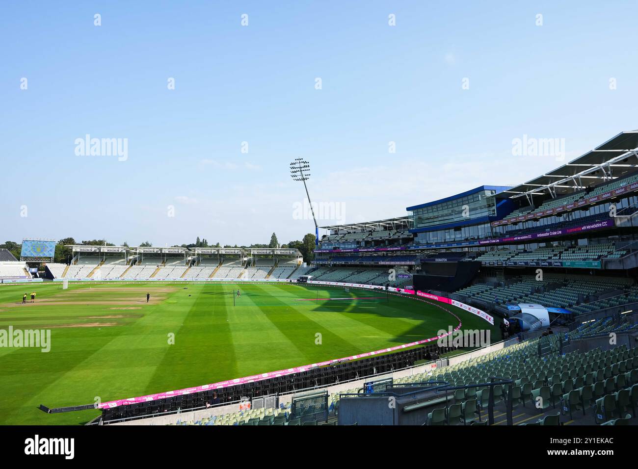 Birmingham, Großbritannien, 6. September 2024. Eine allgemeine Ansicht während des T20 Vitality Blast-Spiels zwischen Birmingham Bears und Gloucestershire. Quelle: Robbie Stephenson/Gloucestershire Cricket/Alamy Live News Stockfoto