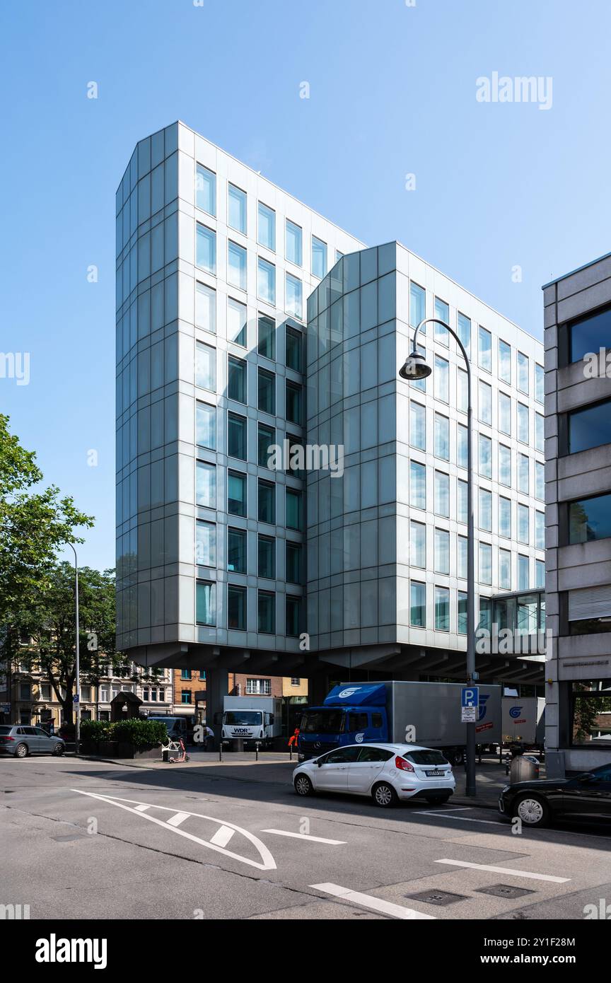 Köln, Nordrhein-Westfalen, Deutschland, 25. Juli 2024 - Hauptsitz des WDR Stockfoto
