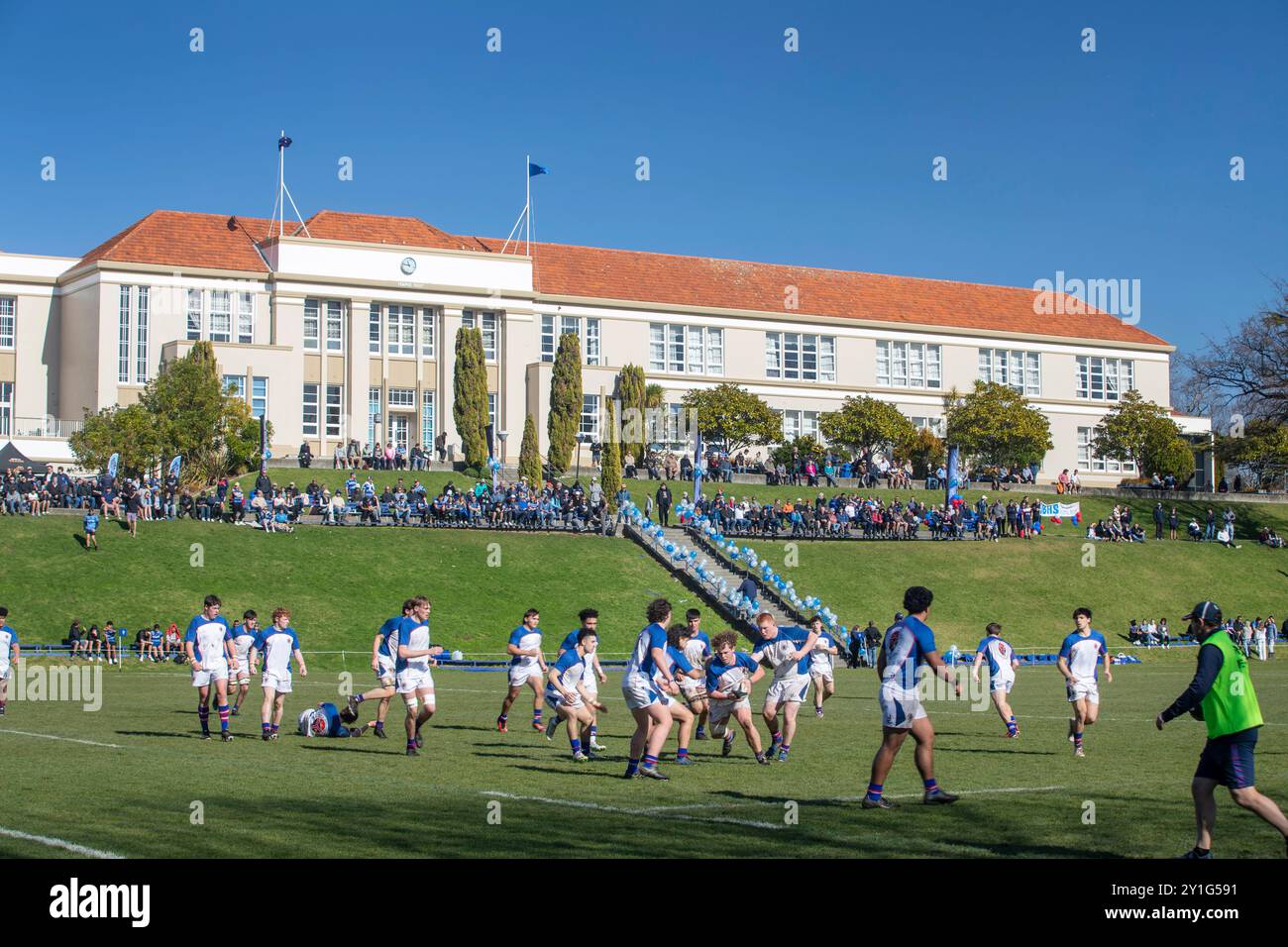 Foto von Tim Cuff 24. August 2024 - Nelson College, Nelson, Neuseeland. Stockfoto
