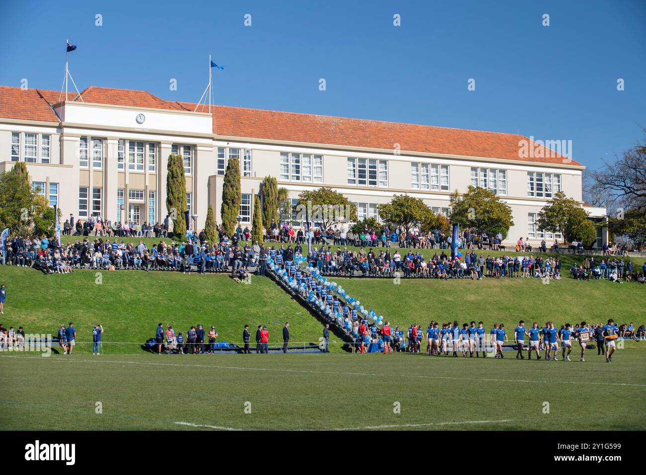 Foto von Tim Cuff 24. August 2024 - Nelson College, Nelson, Neuseeland. Stockfoto
