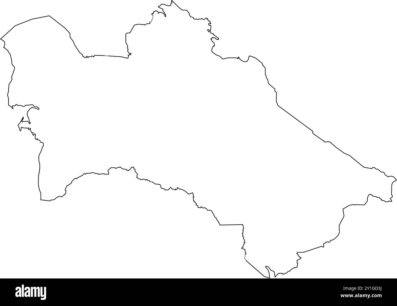 Türkimenistan Kartensymbol Illustration Design Stock Vektor