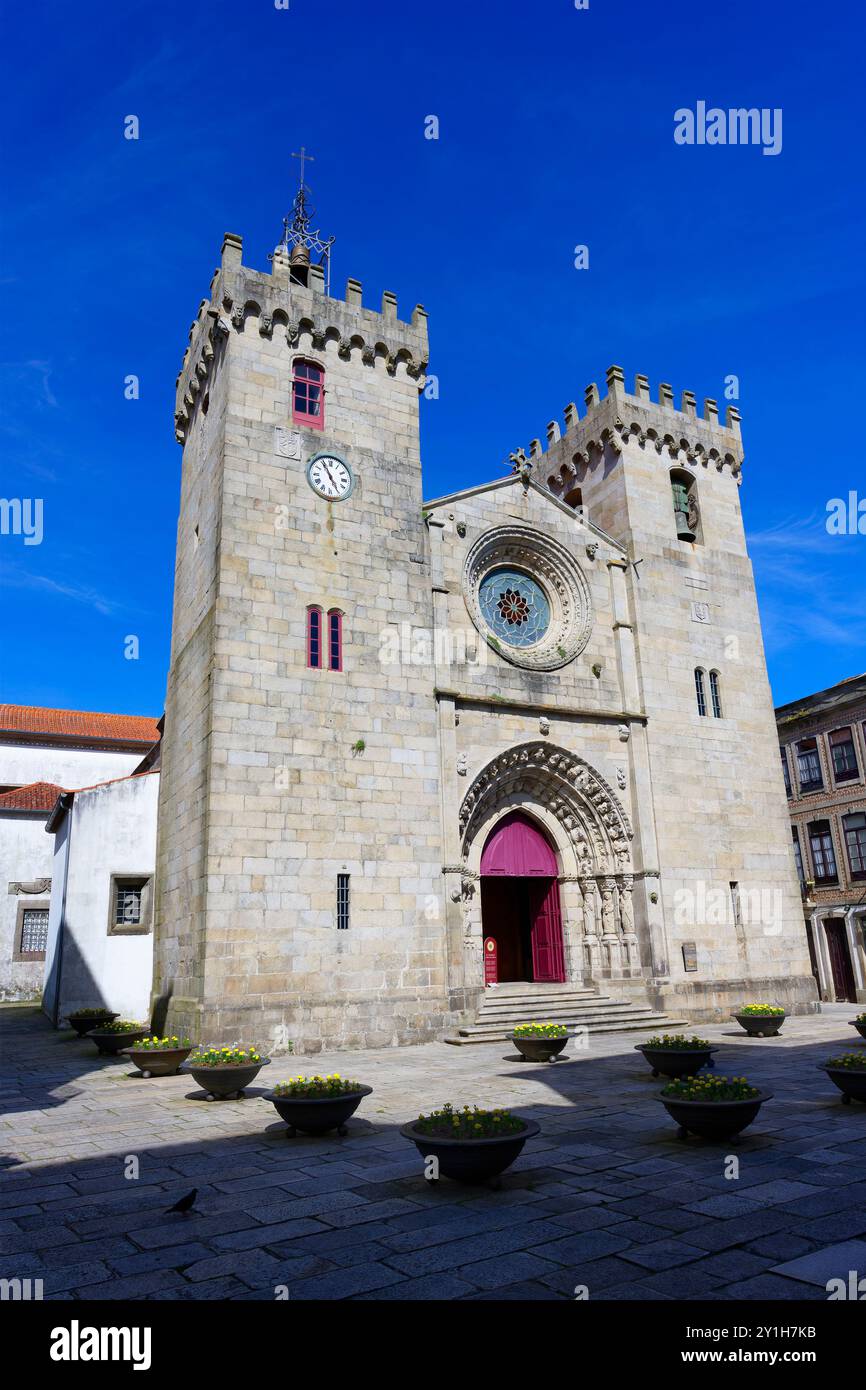 Kathedrale von Viana do Castelo, Minho, Portugal Stockfoto