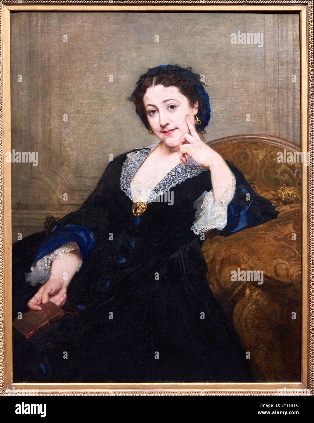 Paul Baudry (La Roche-sur-Yon 1828 - Paris 1886), Madeleine Brohan, 1860, Musée d'Orsay, Paris, Frankreich. Stockfoto
