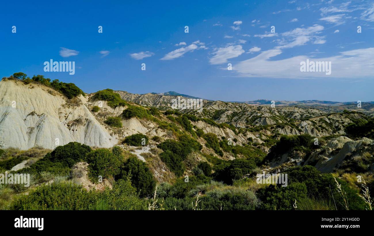 Aliano, die lukanischen Schluchten, Matera, Basilicata, Italien Stockfoto