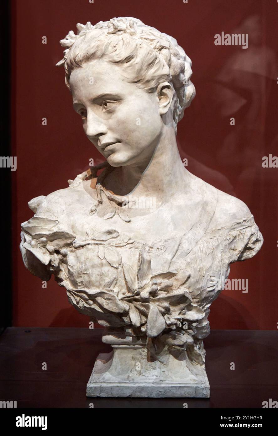 Jean-Baptiste Carpeaux, (Valenciennes 1827 - Courbevoie 1875), Amélie de Montfort in der Brauttoilette, 1869, Musée d'Orsay, Paris, Frankreich. Stockfoto