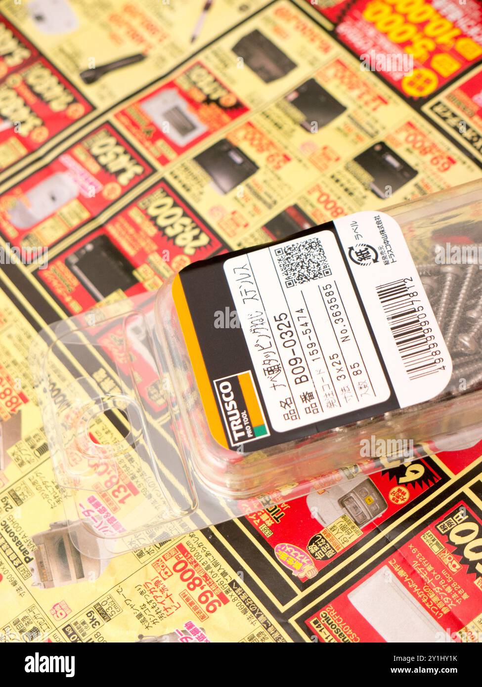 TRUSCO SCHRAUBEN B09-0325 3X25. Stockfoto