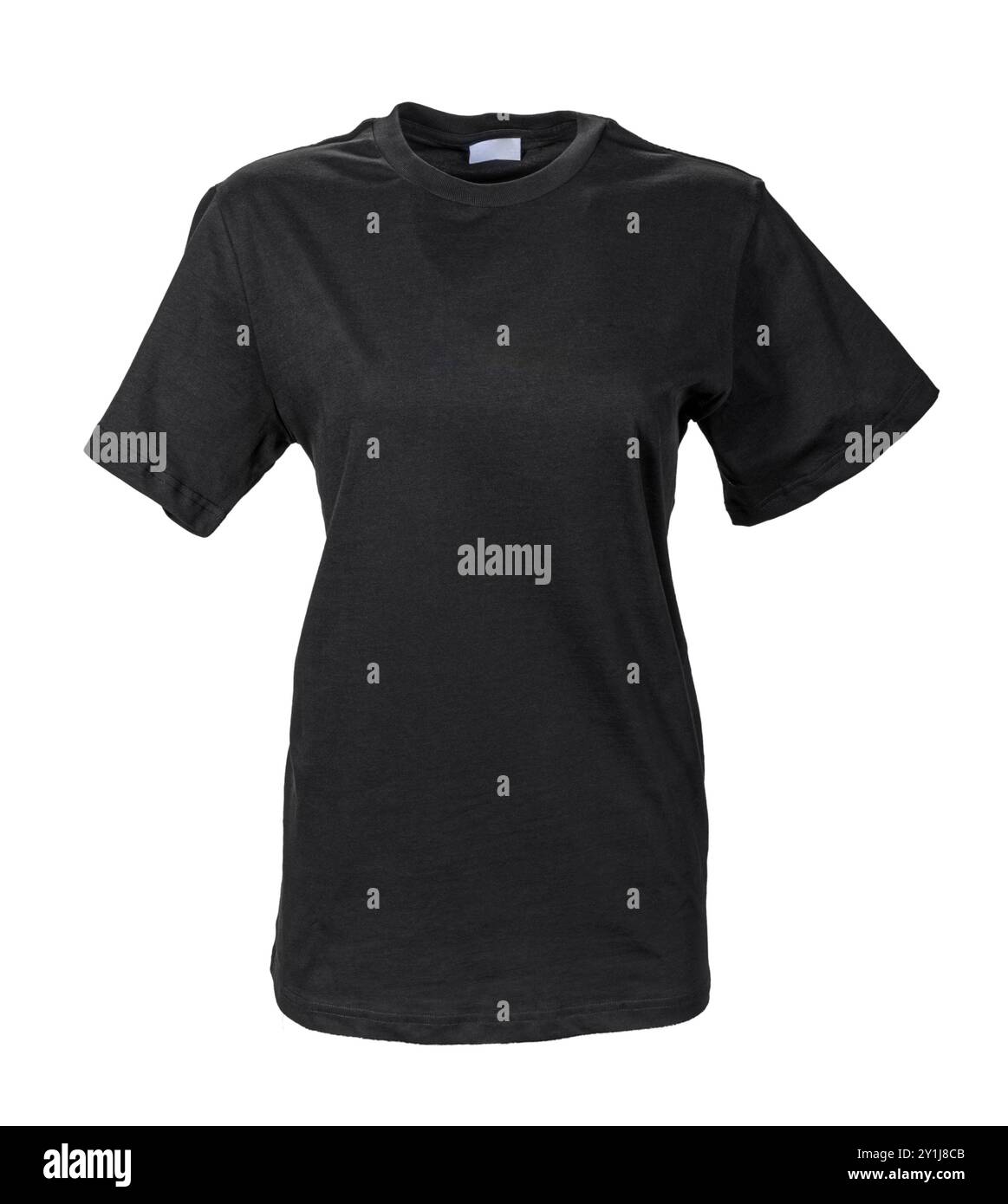 Schwarzes T-Shirt an der Schaufensterpuppe Stockfoto