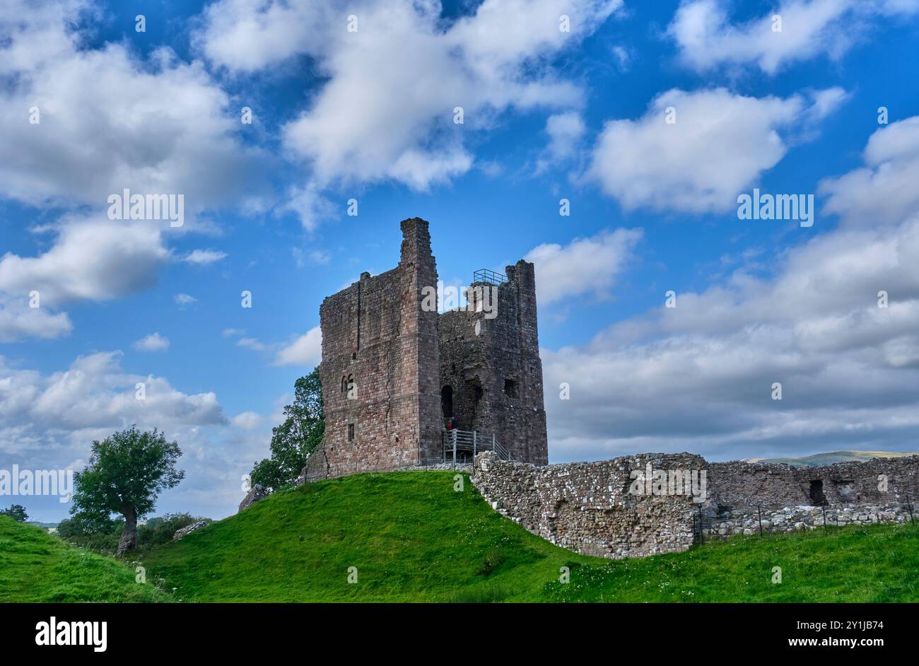 Brough Castle, Brough, Cumbria Stockfoto