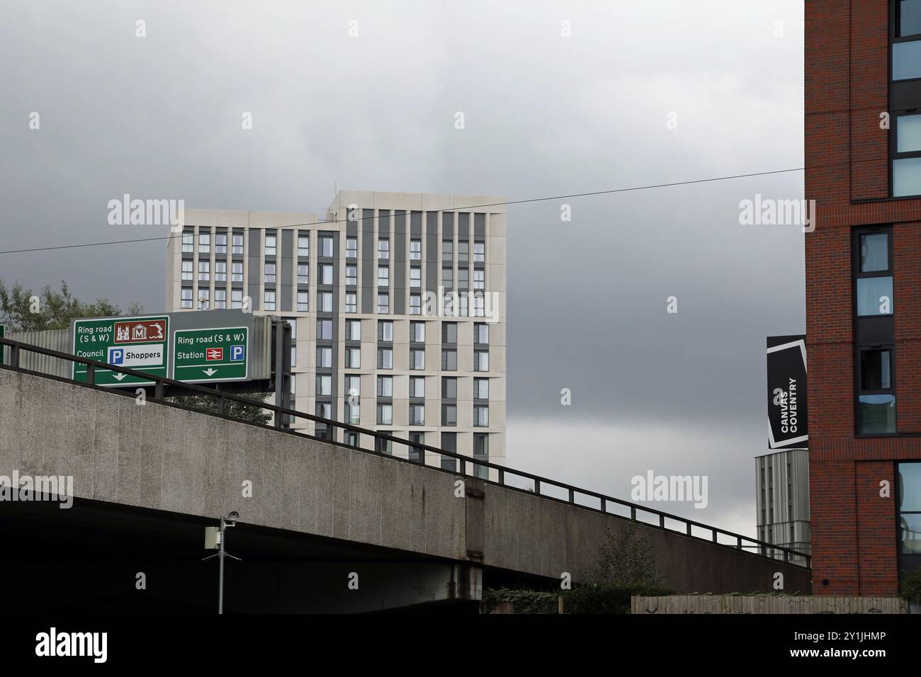 Überführung in Coventry Stockfoto