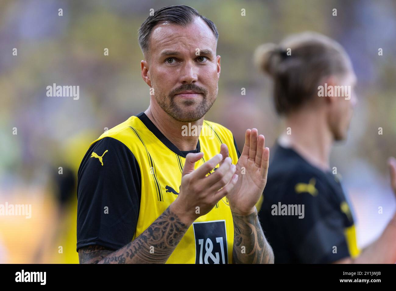 Deutschland. September 2024. Fussball Abschiedsspiel Jakub Blaszczykowski und Lukas Piszczek am 07.09.2024 im Signal Iduna Park in Dortmund Kevin Grosskreutz Foto: Revierfoto Credit: ddp Media GmbH/Alamy Live News Stockfoto