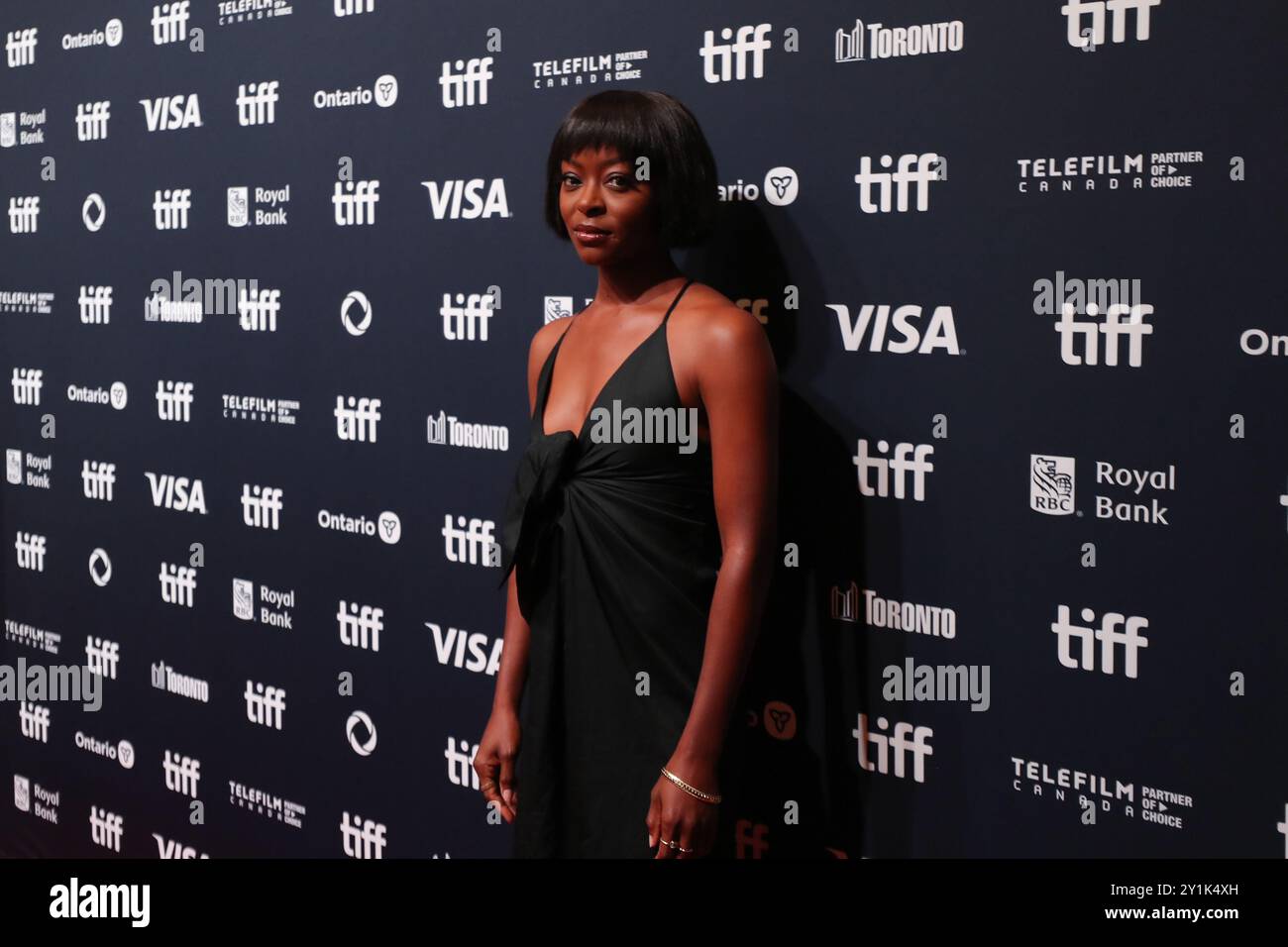 Toronto, Kanada. September 2024. Danielle Deadwyler besucht die Premiere von 40 Acres während des Toronto International Film Festivals 2024 im TIFF Lightbox in Toronto, Ontario, am 6. September 2024. (Foto: Arrush Chopra/NurPhoto)0 Credit: NurPhoto SRL/Alamy Live News Stockfoto