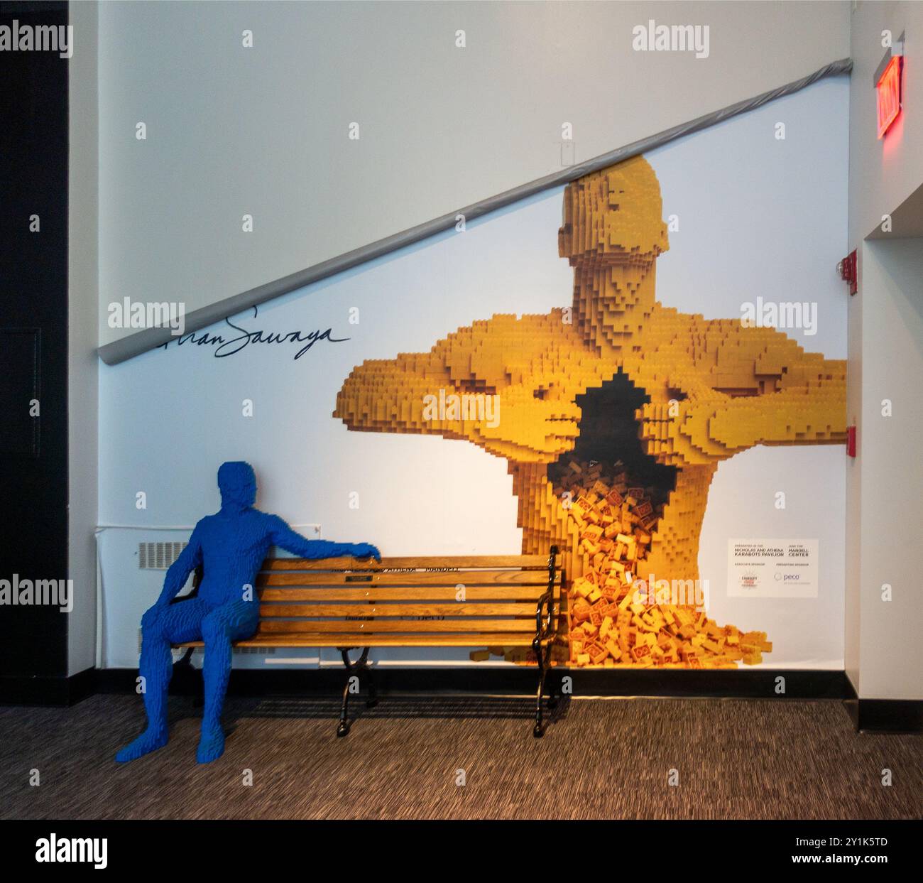 Franklin Institute Science Museum in Philadelphia PA Stockfoto