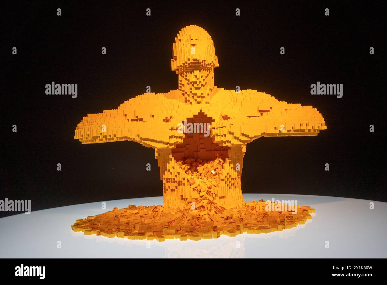 LEGO-Show Art of the Brick im Wissenschaftsmuseum des Franklin Institute in Philadelphia PA Stockfoto