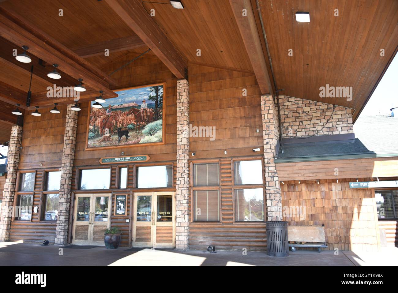 Bryce Canyon City, UT. USA. Das Best Western's Ruby's Inn ist eine fantastische Wahl, wenn Sie nach einem komfortablen Hotel suchen, während Sie Bryce besuchen Stockfoto