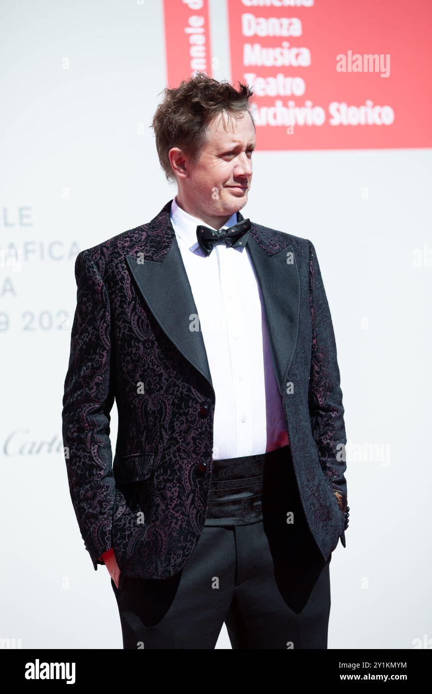 Venedig, Italien. September 2024. VENEDIG, ITALIEN - 7. SEPTEMBER: Chad Lindberg auf dem roten Teppich „Horizon: An American Saga – Chapter 2“ während des 81. Internationalen Filmfestivals von Venedig am 7. September 2024 in Venedig. CAP/KA © Kristina Afanasyeva/Capital Pictures Credit: Capital Pictures/Alamy Live News Stockfoto