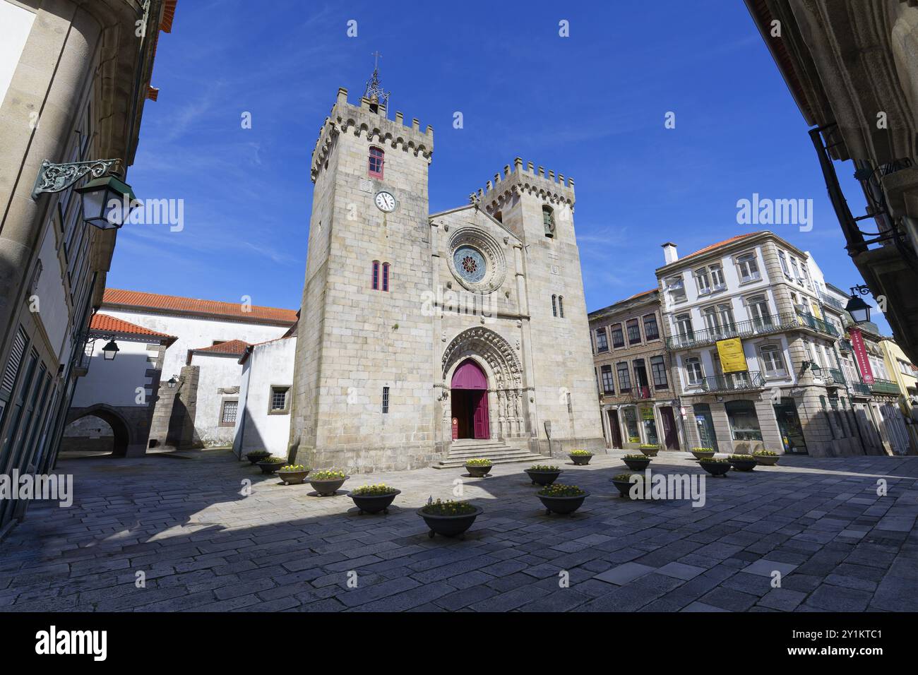 Kathedrale von Viana do Castelo, Minho, Portugal, Europa Stockfoto