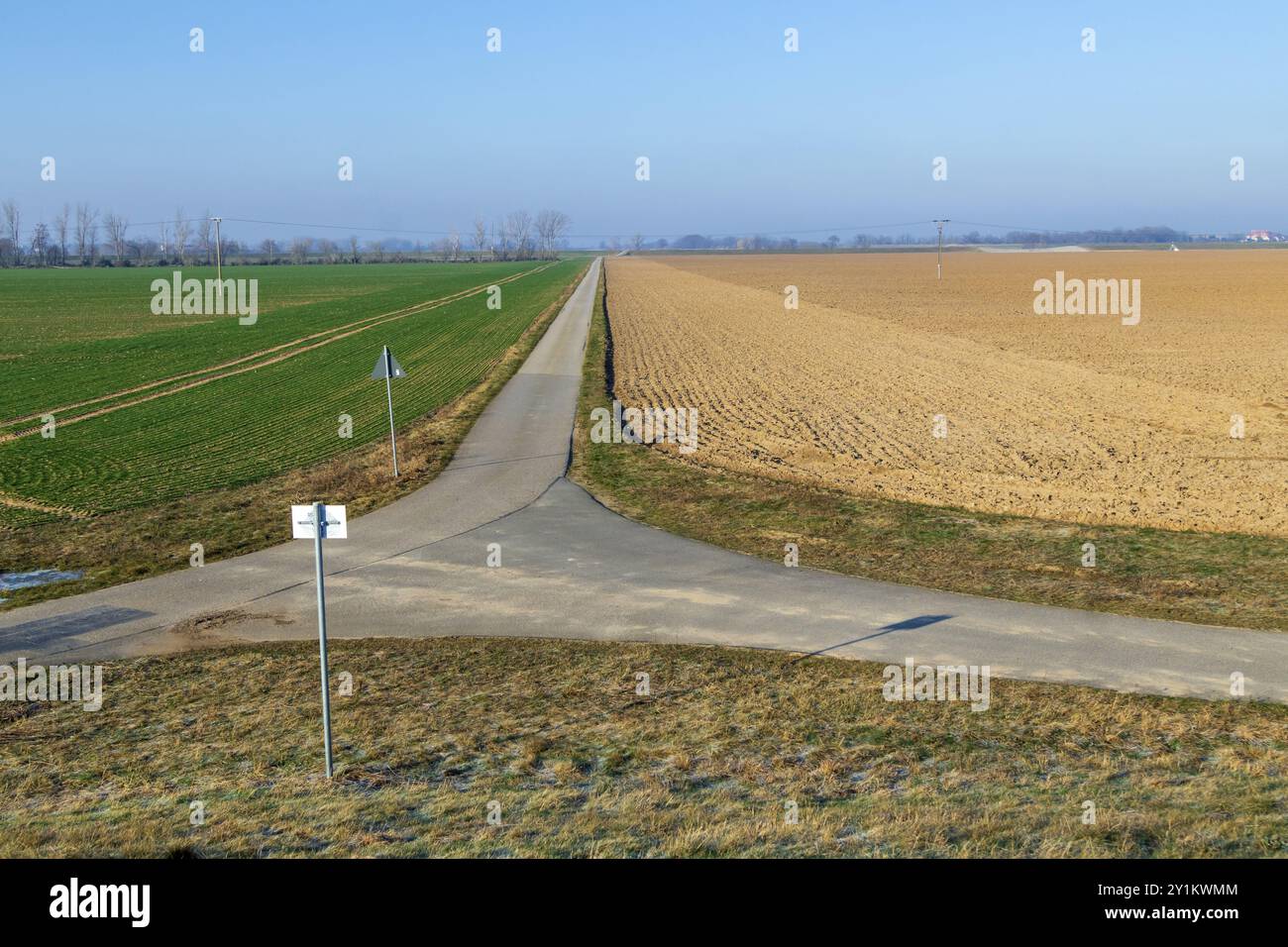 Radweg Stockfoto