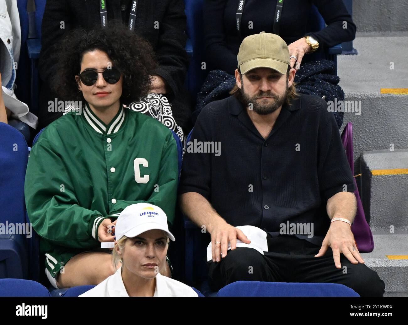 New York, Usa. September 2024. lana Glazer sieht das Finale der Frauen im Arthur Ashe Stadium bei den US Open Tennis Championships 2024 im USTA Billie Jean King National Tennis Center in New York City am Samstag, den 7. September 2024. Foto: Larry Marano/UPI Credit: UPI/Alamy Live News Stockfoto