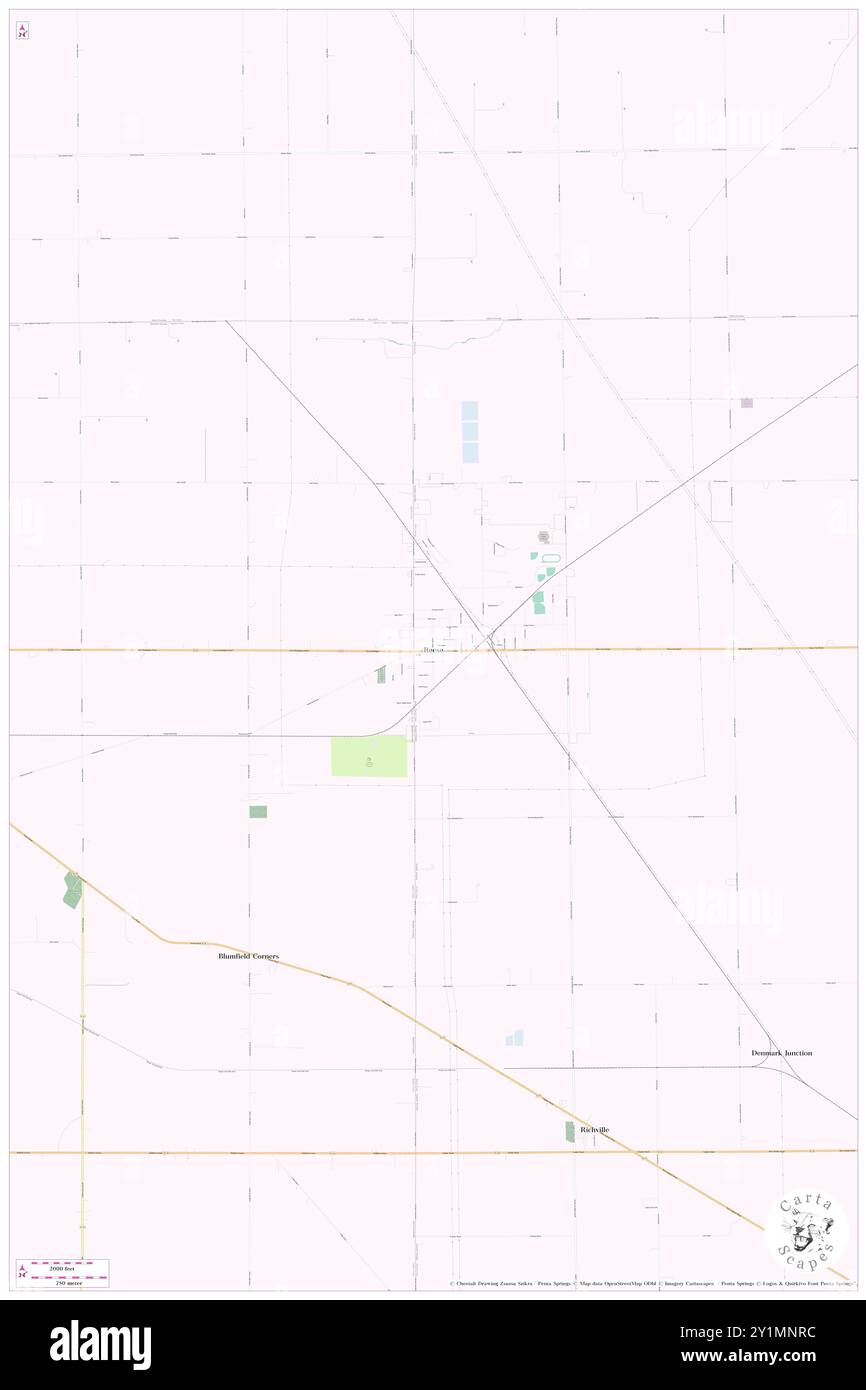 Reese, Tuscola County, USA, USA, Michigan, n 43 27' 2'', S 83 41' 46'', Karte, Cartascapes Map, veröffentlicht 2024. Erkunden Sie Cartascapes, eine Karte, die die vielfältigen Landschaften, Kulturen und Ökosysteme der Erde enthüllt. Reisen Sie durch Zeit und Raum und entdecken Sie die Verflechtungen der Vergangenheit, Gegenwart und Zukunft unseres Planeten. Stockfoto